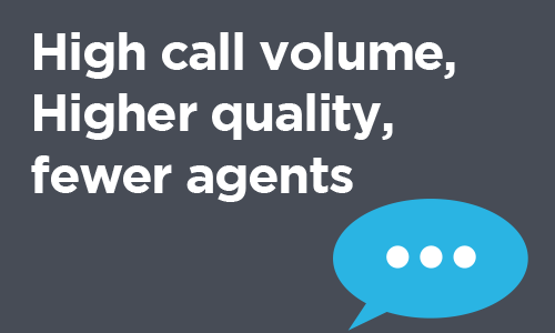 Higher Call Capacity with Less